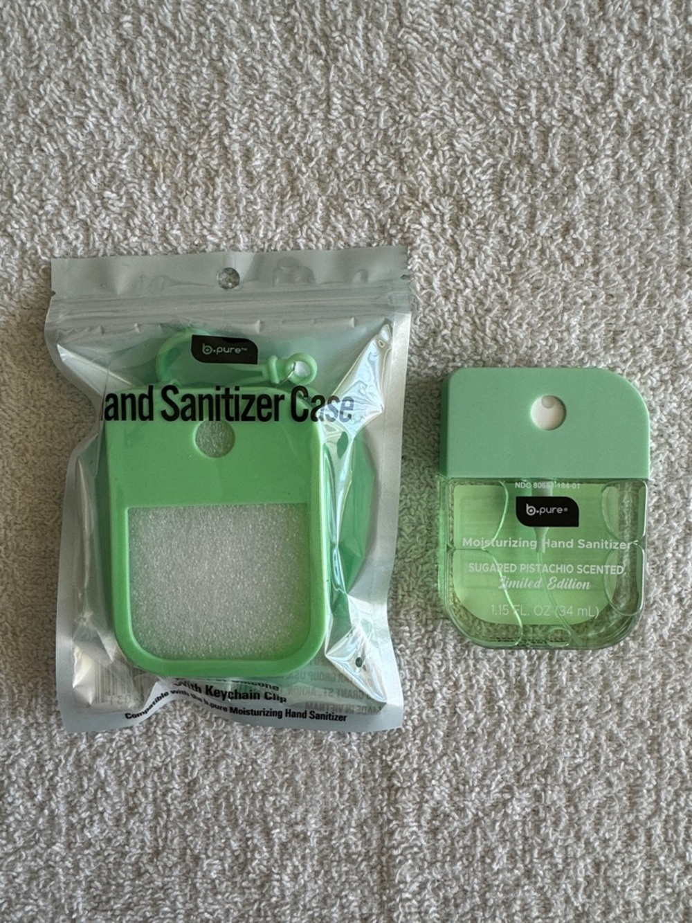 Dollar Tree b.pure Moisturizing Hand Sanitizer with Silicone Case